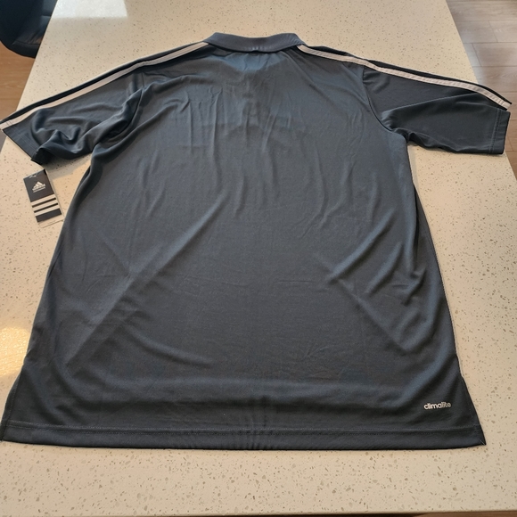 2XL Adidas Climalite Grey Polo NWT - Picture 6 of 6